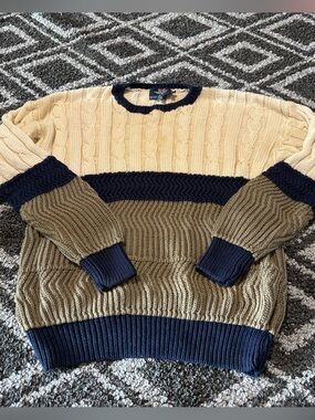 Rare deadstock vintage mens large crewneck Structure sweater